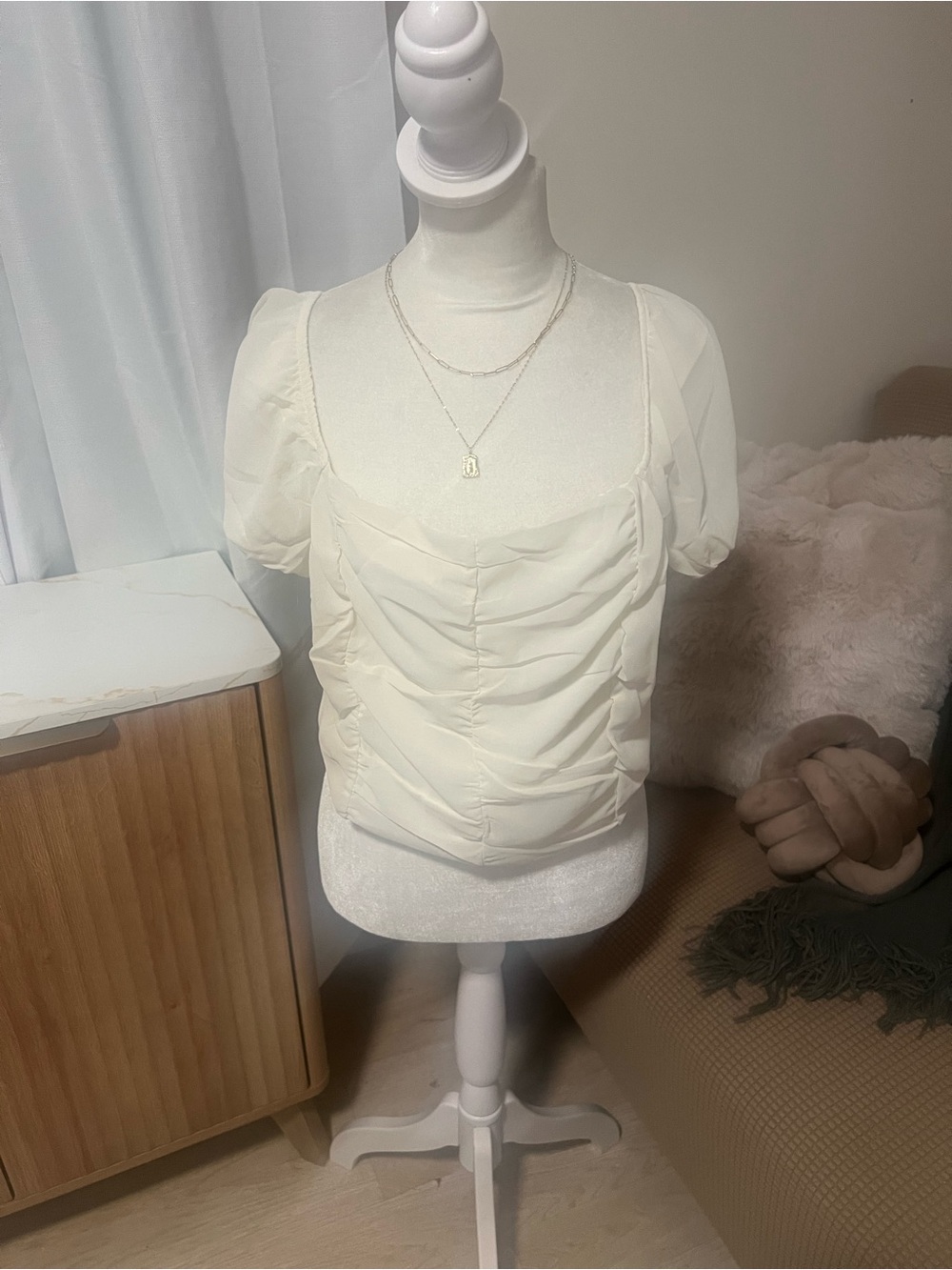 Love tree smocked top